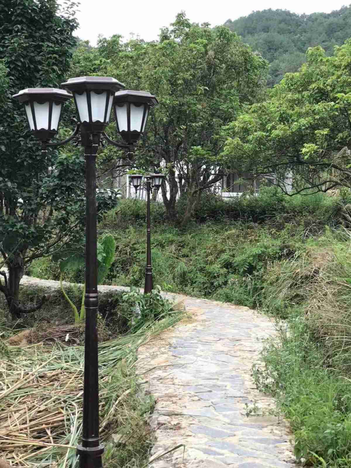 公園多頭免布線微光景觀燈