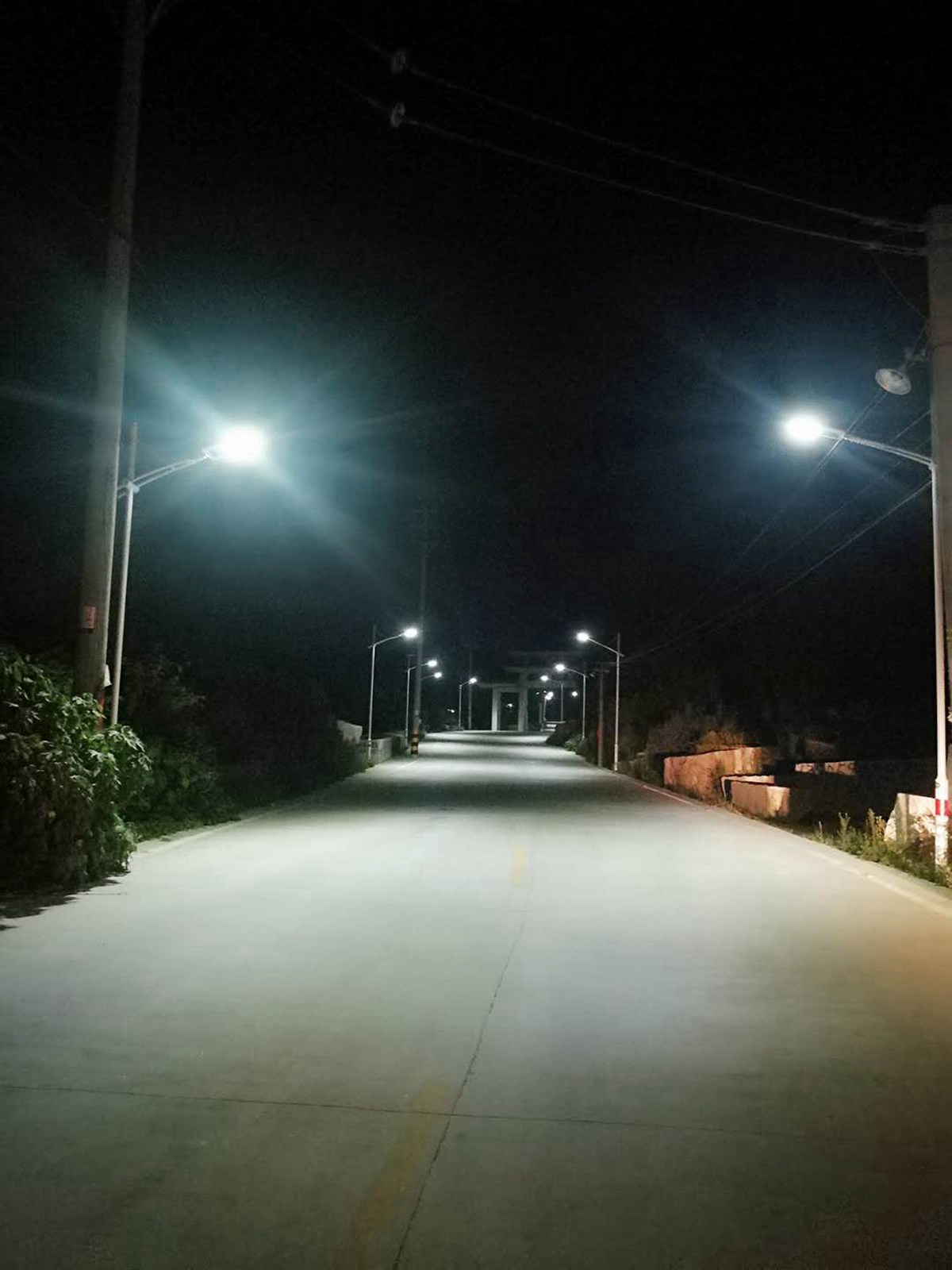 美麗鄉村光能路燈