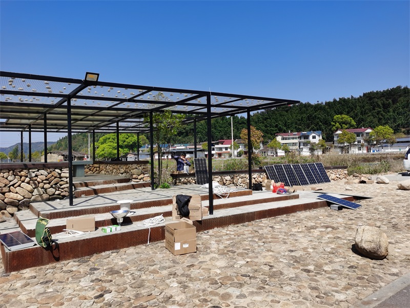 微光太能陽景觀燈帶安裝