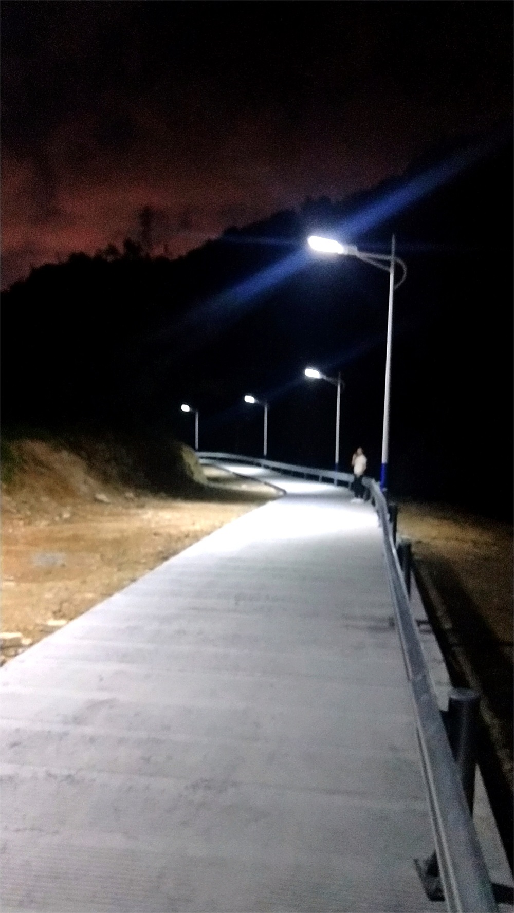 2021景區路邊微光能路燈夜景